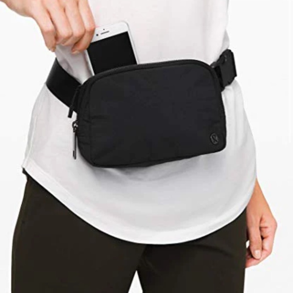 Black lululemon “ everywhere belt bag “